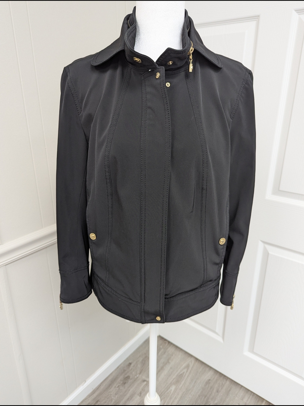 Escada Sport Black Women's  Jacket - Lightweight Zip Front